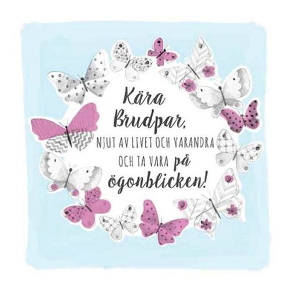 Bryllupskort Kære Brudepar