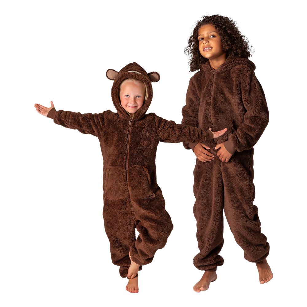 Brun Björn Onesie för Barn