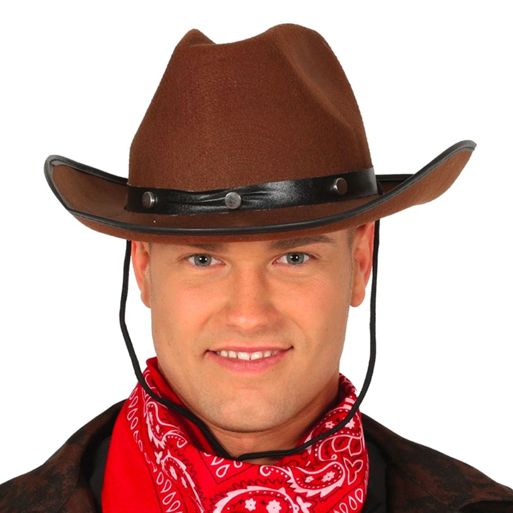 Brun Cowboyhatt