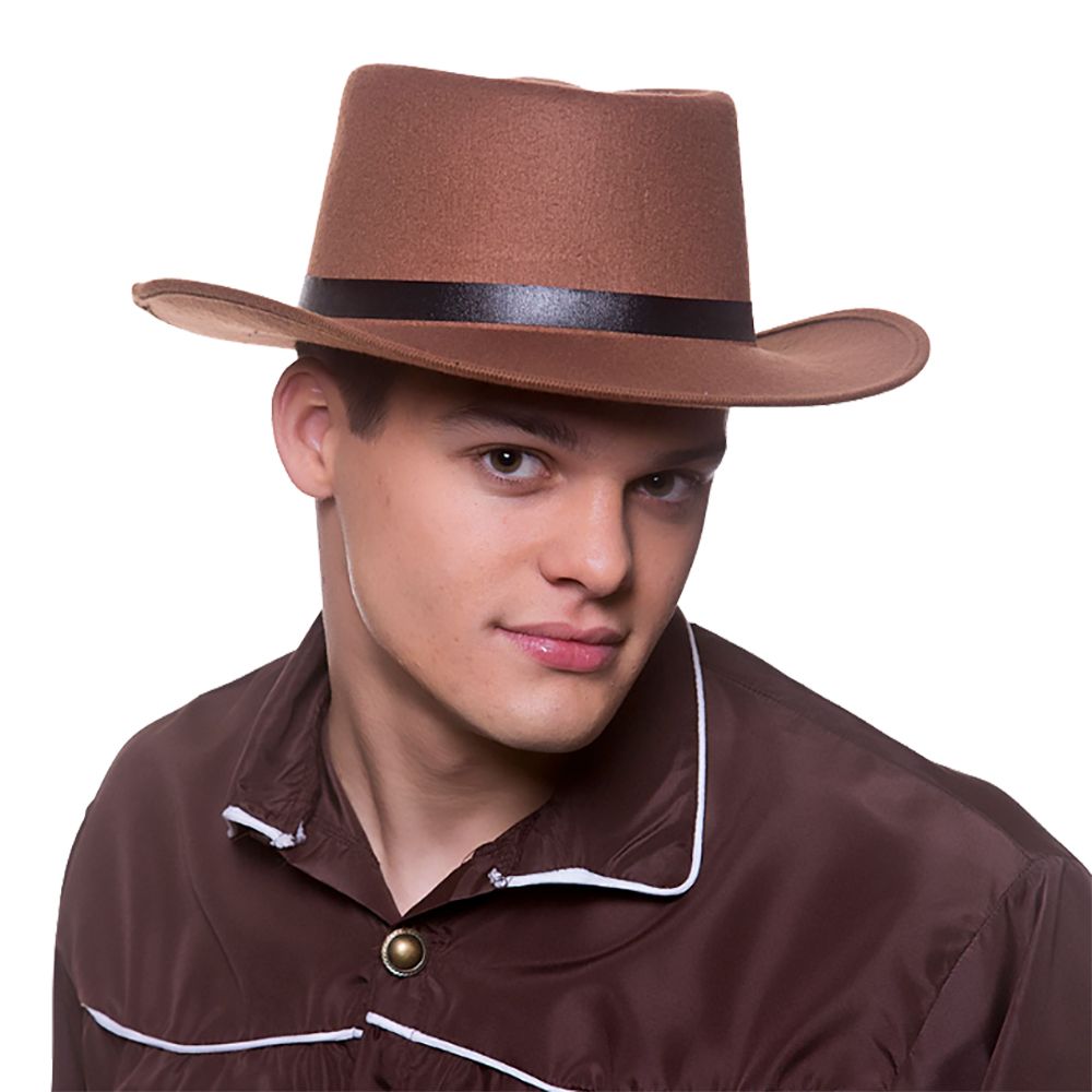 Brun Cowboyhatt