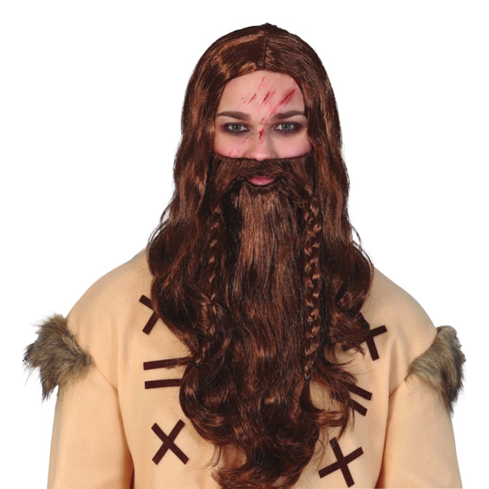 Brun Perukset Viking