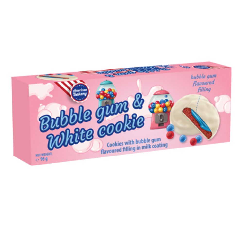 American Bakery Bubble Gum & White Cookie