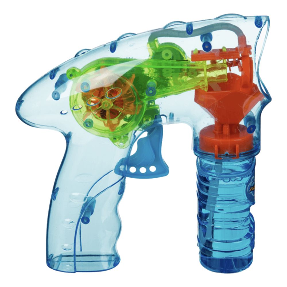 Såpbubbelpistol med LED-belysning