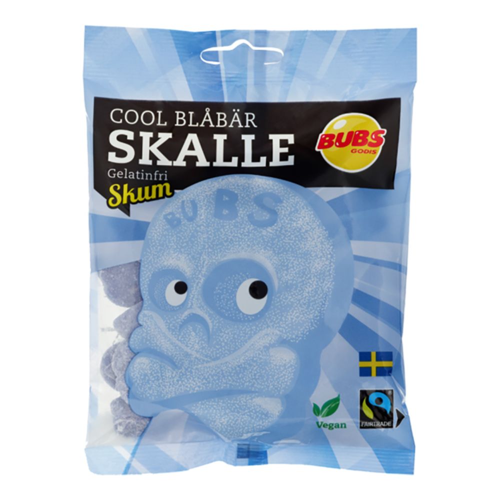 Bubs Blåbærskaller Storpakning