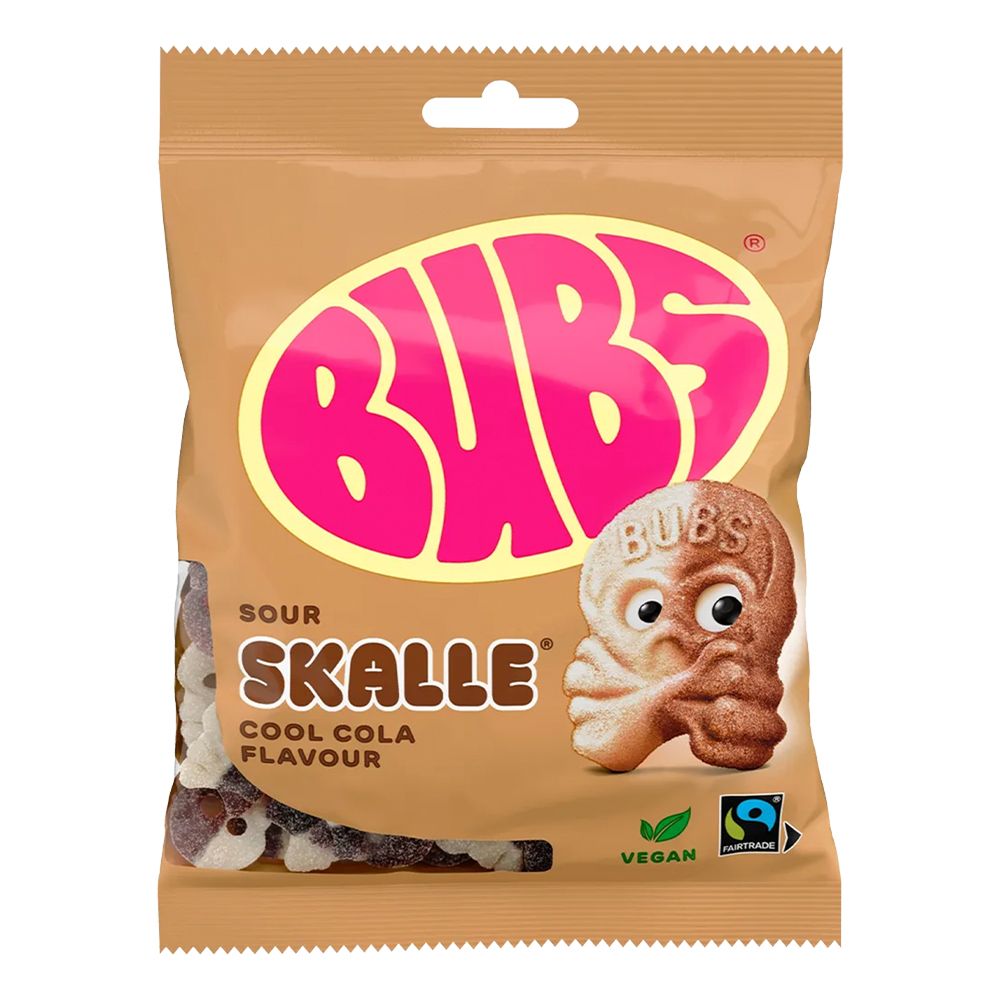 BUBS Cool Cola Skalle Påsar Storpack