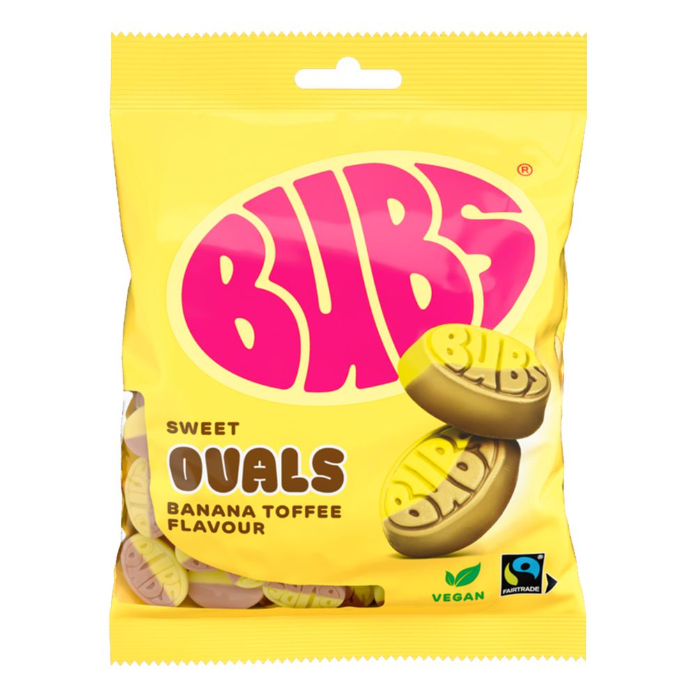 BUBS Banana Toffee Ovals Storpakning