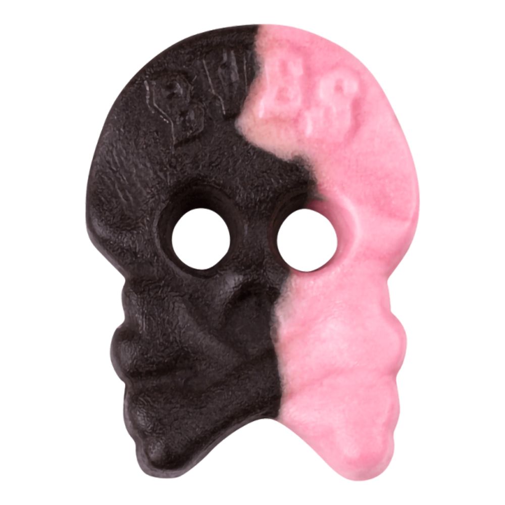 BUBS Raspberry Salty Licorice Skalle Foam Storpack