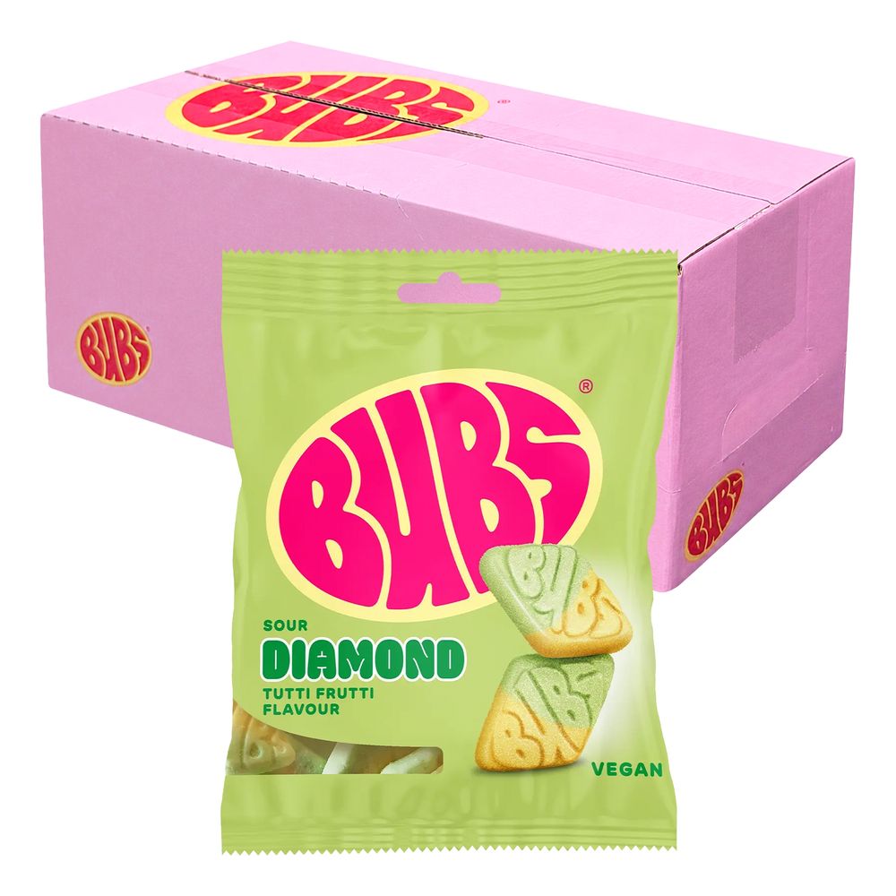 BUBS Sour Tutti Frutti Diamond Storpack