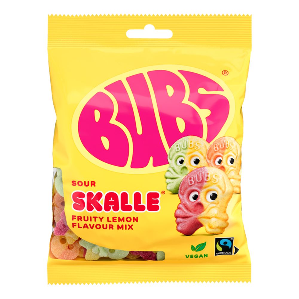 BUBS Fruity Lemon Mix Skalle Storpack