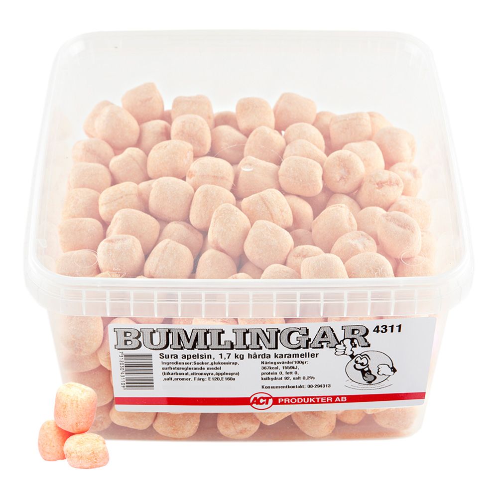 Bumlingar Kirpeä Appelsiini