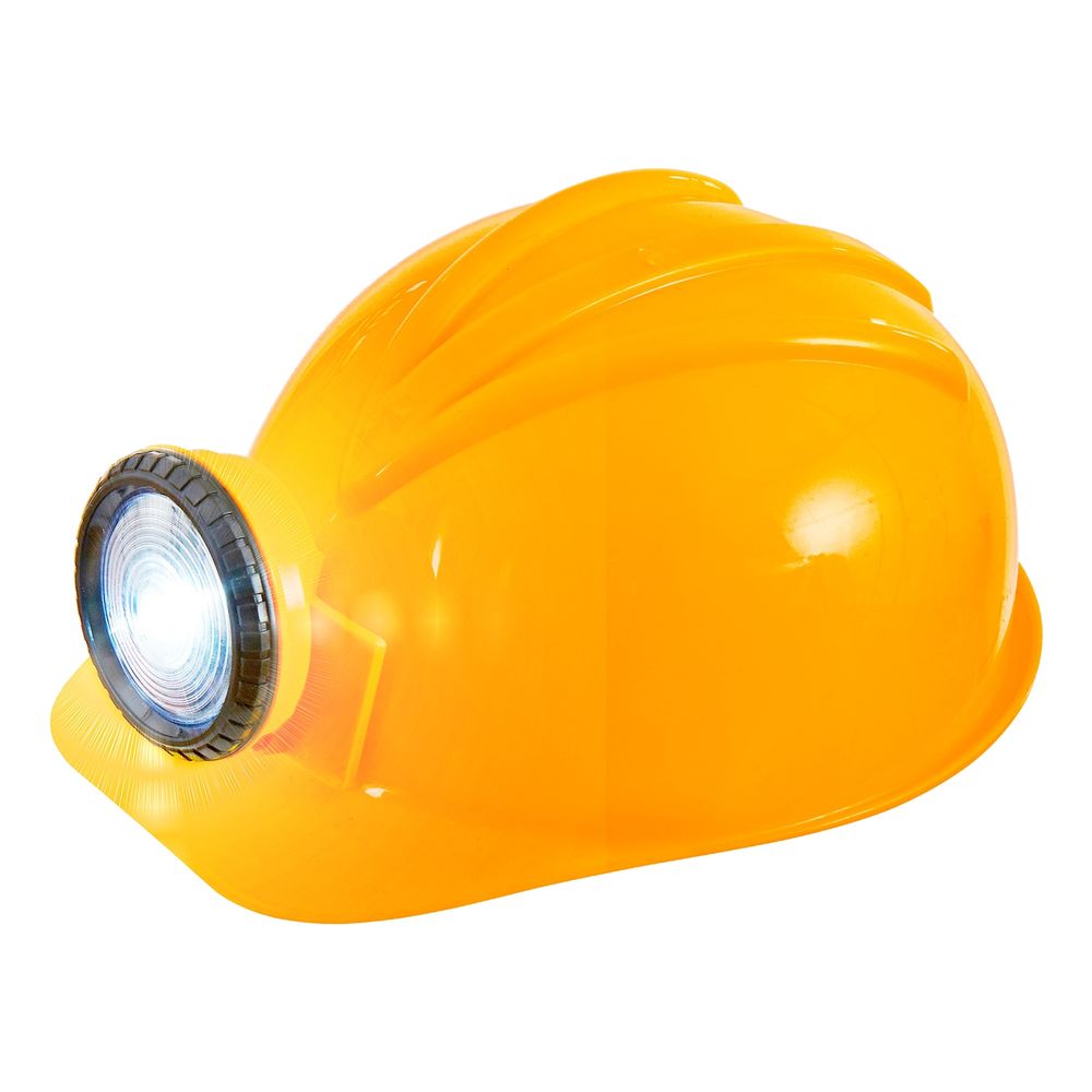 Byggehjelm med Lampe