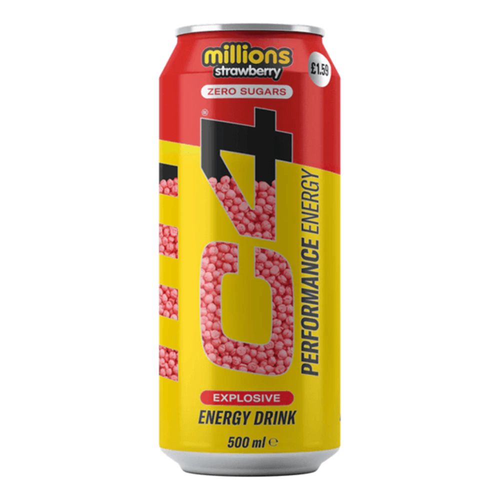 C4 Energy Drink Millions Strawberry