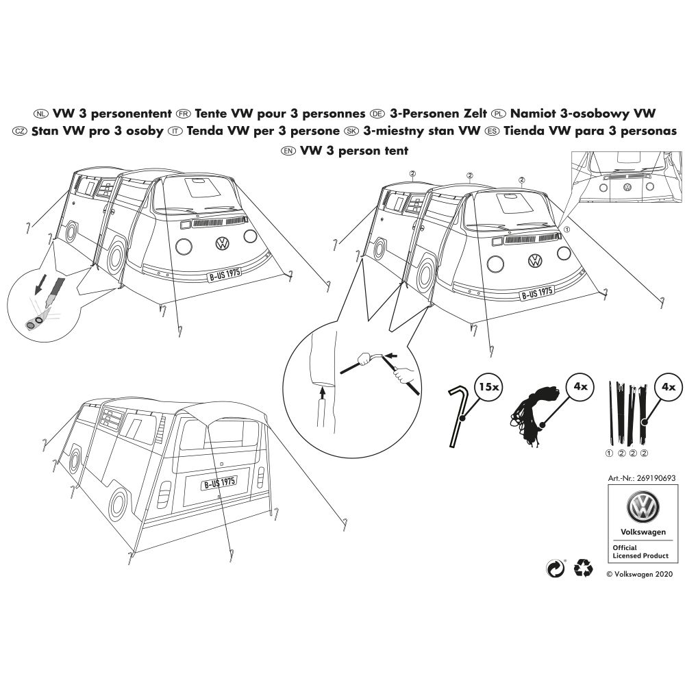 Campingtält Volkswagen