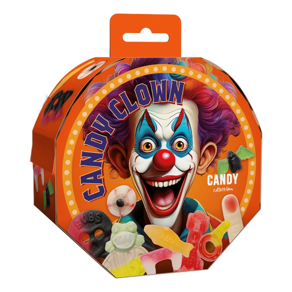 Candy Clown Halloweengodis