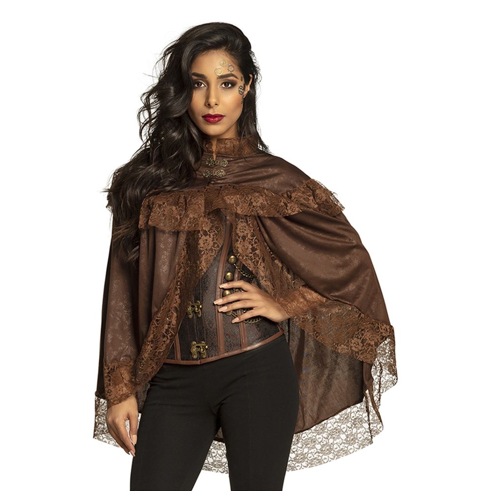 Kappe Steampunk Brun