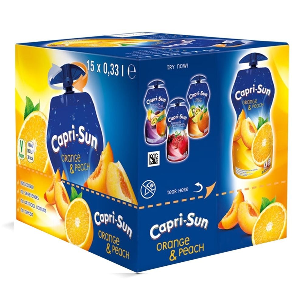 Capri-Sun Appelsin & Fersken Storpak