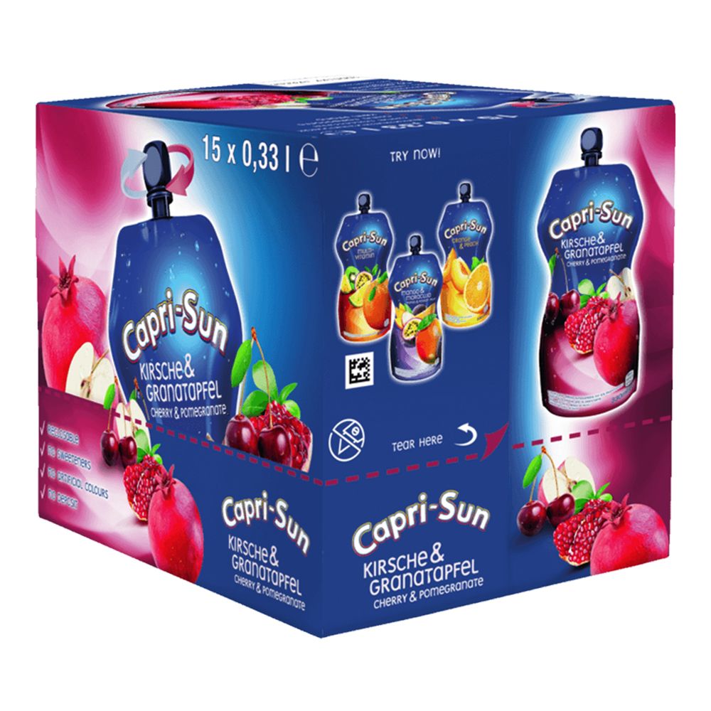 Capri-Sun Kirsebær & Granatæble Storpak