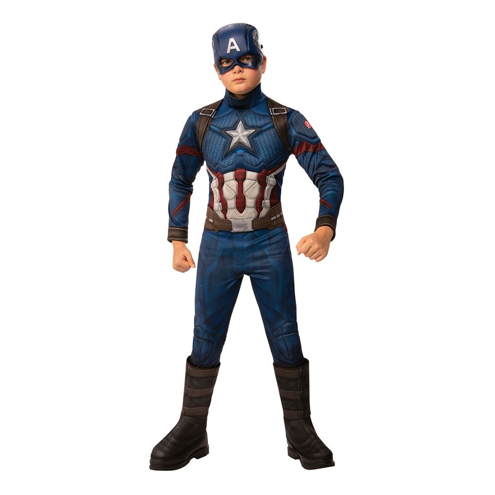 Captain America Barn Maskeraddräkt