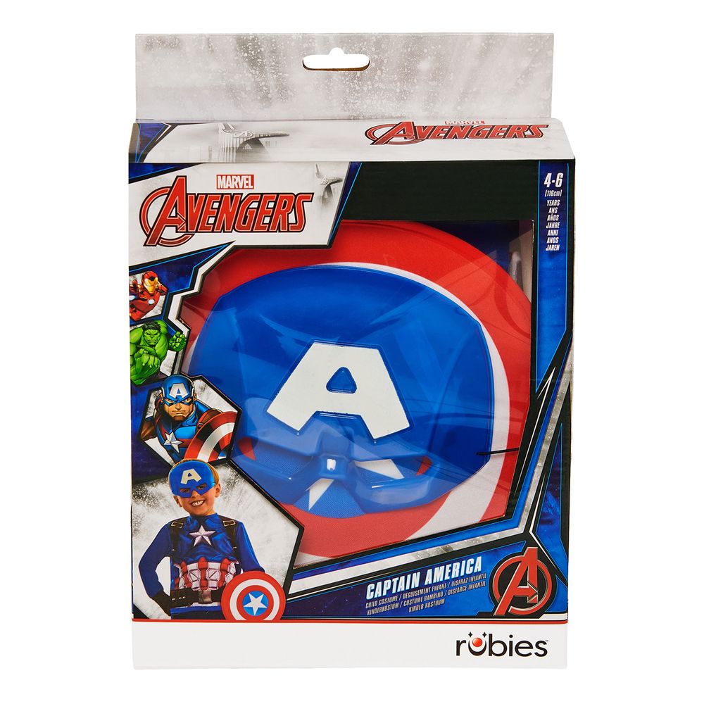 Captain America Udklædningskit til Børn Gaveæske