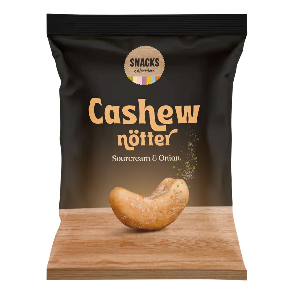 Snacks Cashewnötter Sourcream & Onion