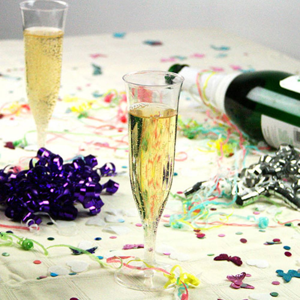 Champagneglas av Plast