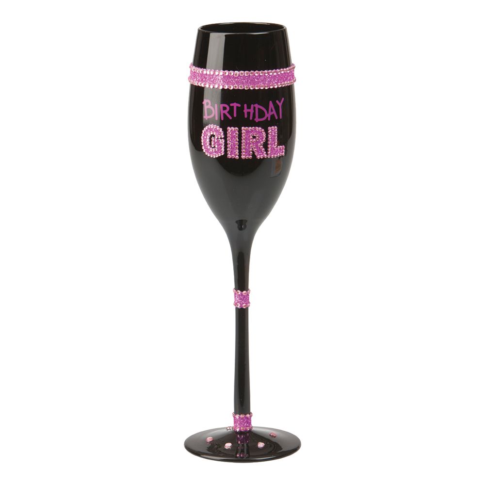Champagneglass Birthday Girl
