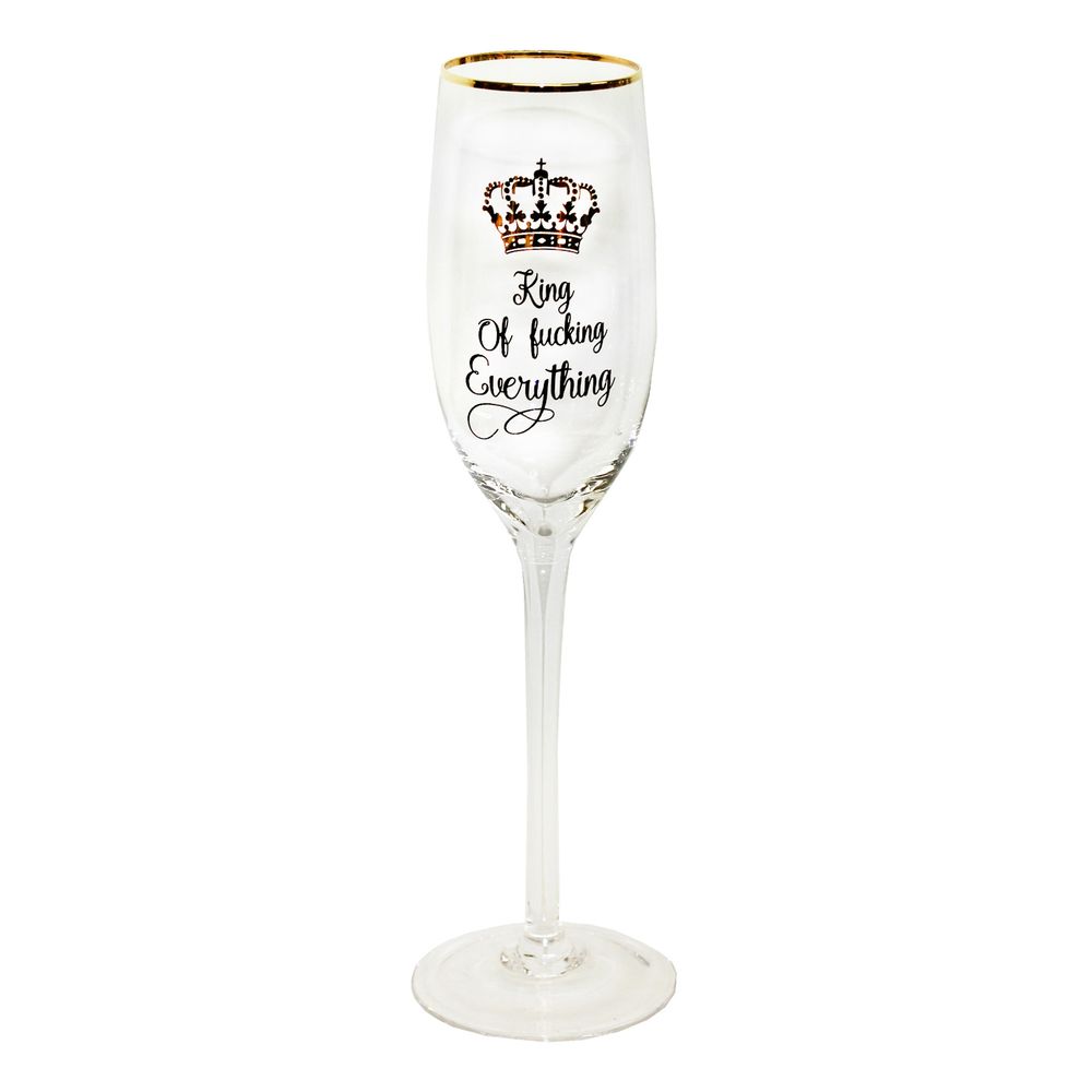 Champagneglas King of Everything