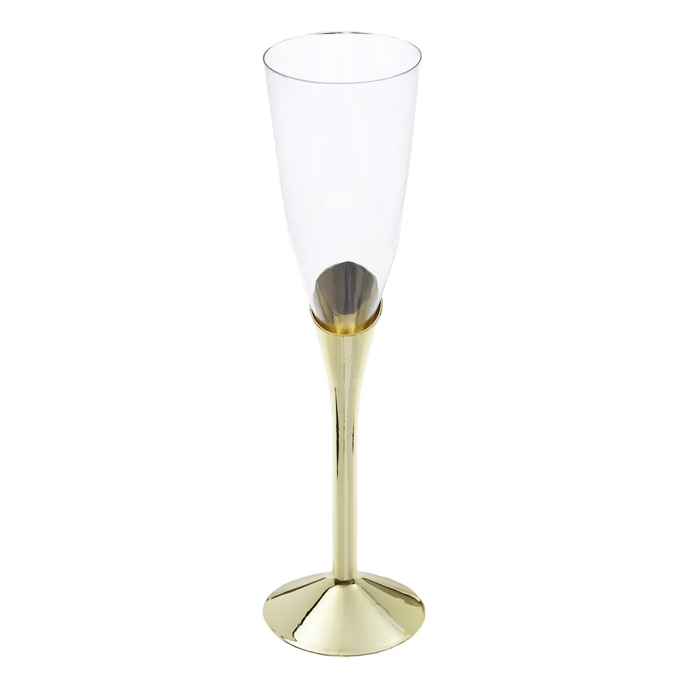Champagneglas med Guldfod