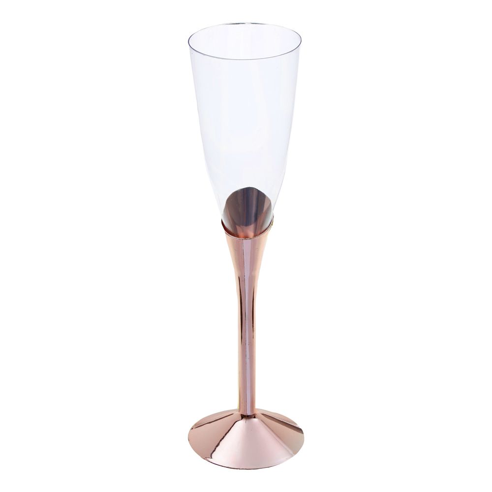 Champagneglas med Rosaguldfod