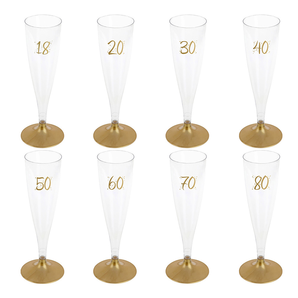Champagneglas med Siffra