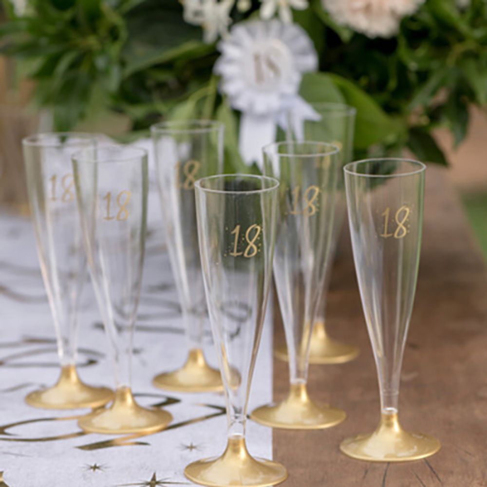Champagneglas med Siffra