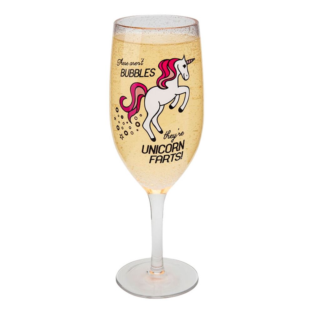 Champagneglass Unicorn Farts