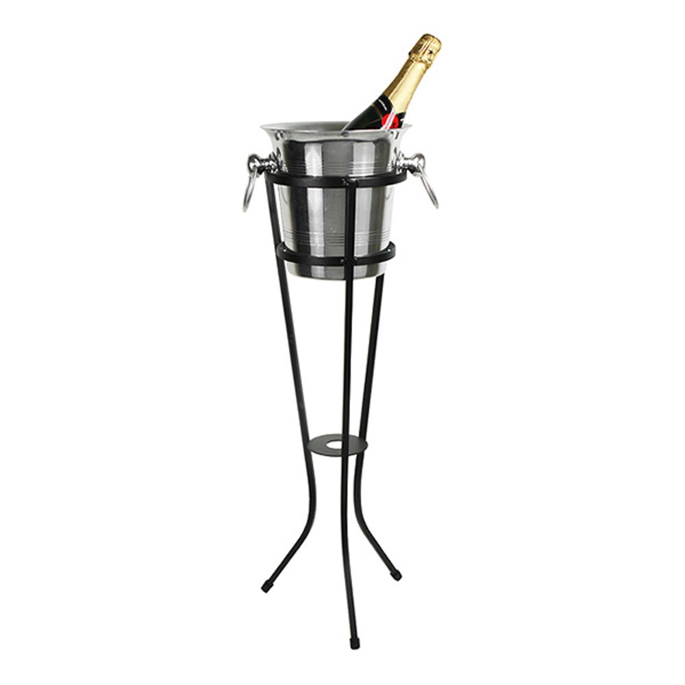 Champagnehink med Ställ i Aluminium