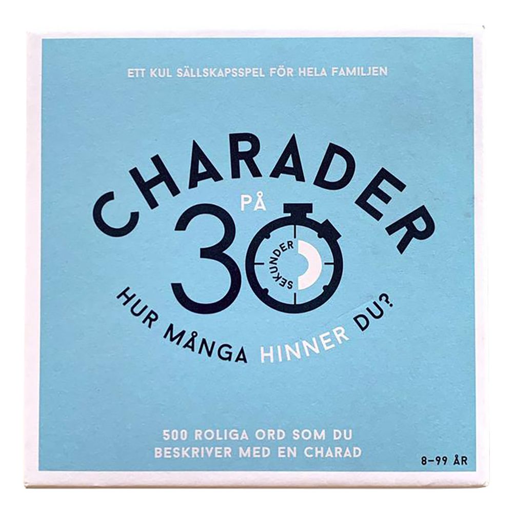 Charader på 30 Sekunder Selskapsspill