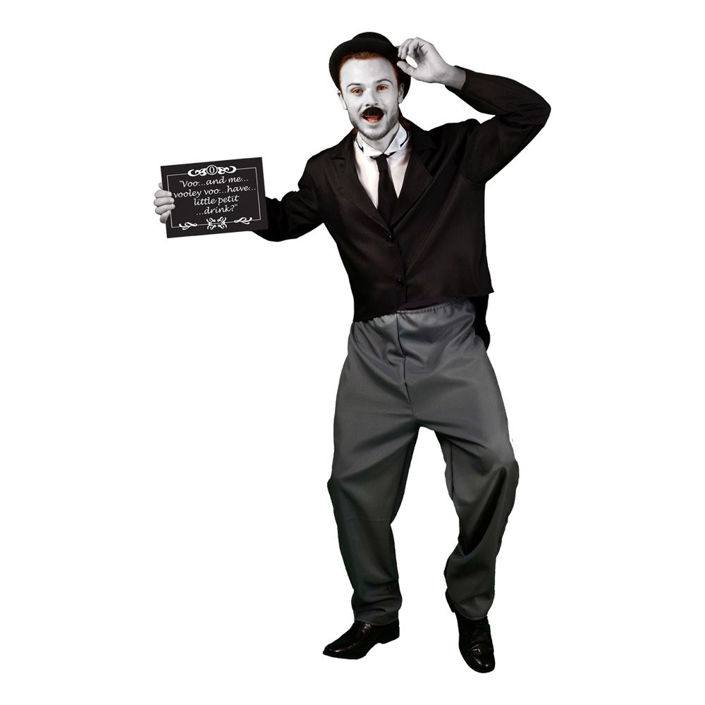 Charlie Chaplin Deluxe Maskeraddräkt