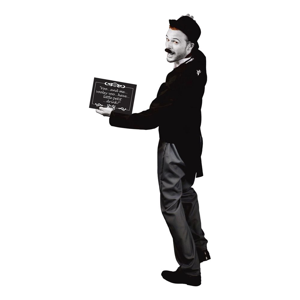Charlie Chaplin Deluxe Maskeraddräkt