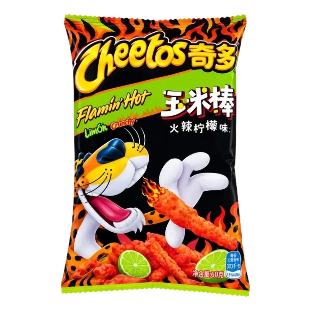 Cheetos Flamin Hot Crunchy Lime