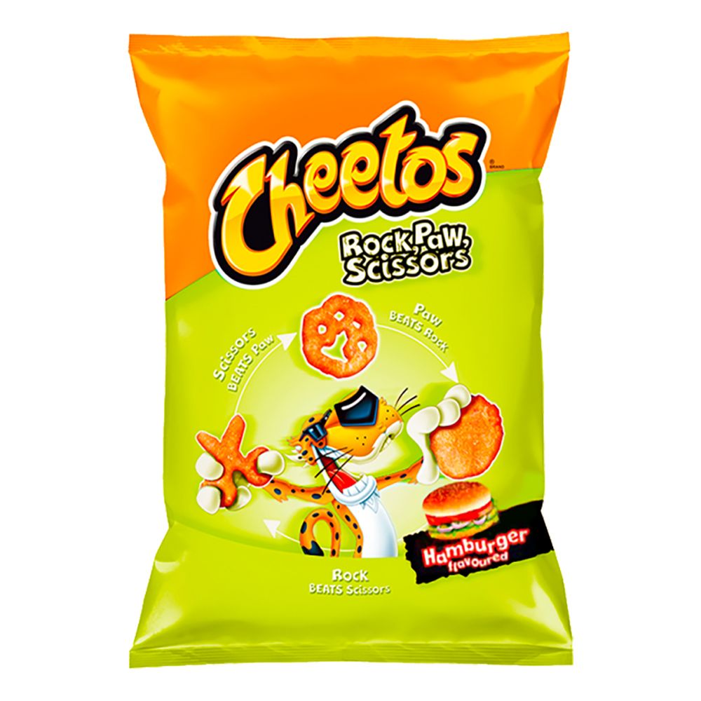 Cheetos Rock Paw Scissors Hamburger