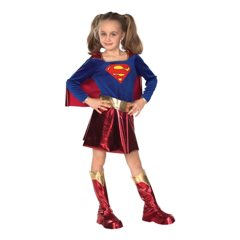 Supergirl Deluxe Lasten Naamiaisasu