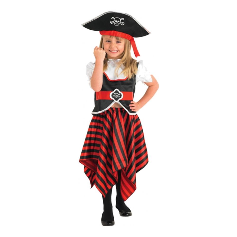 Söt Piratflicka Barn Maskeraddräkt