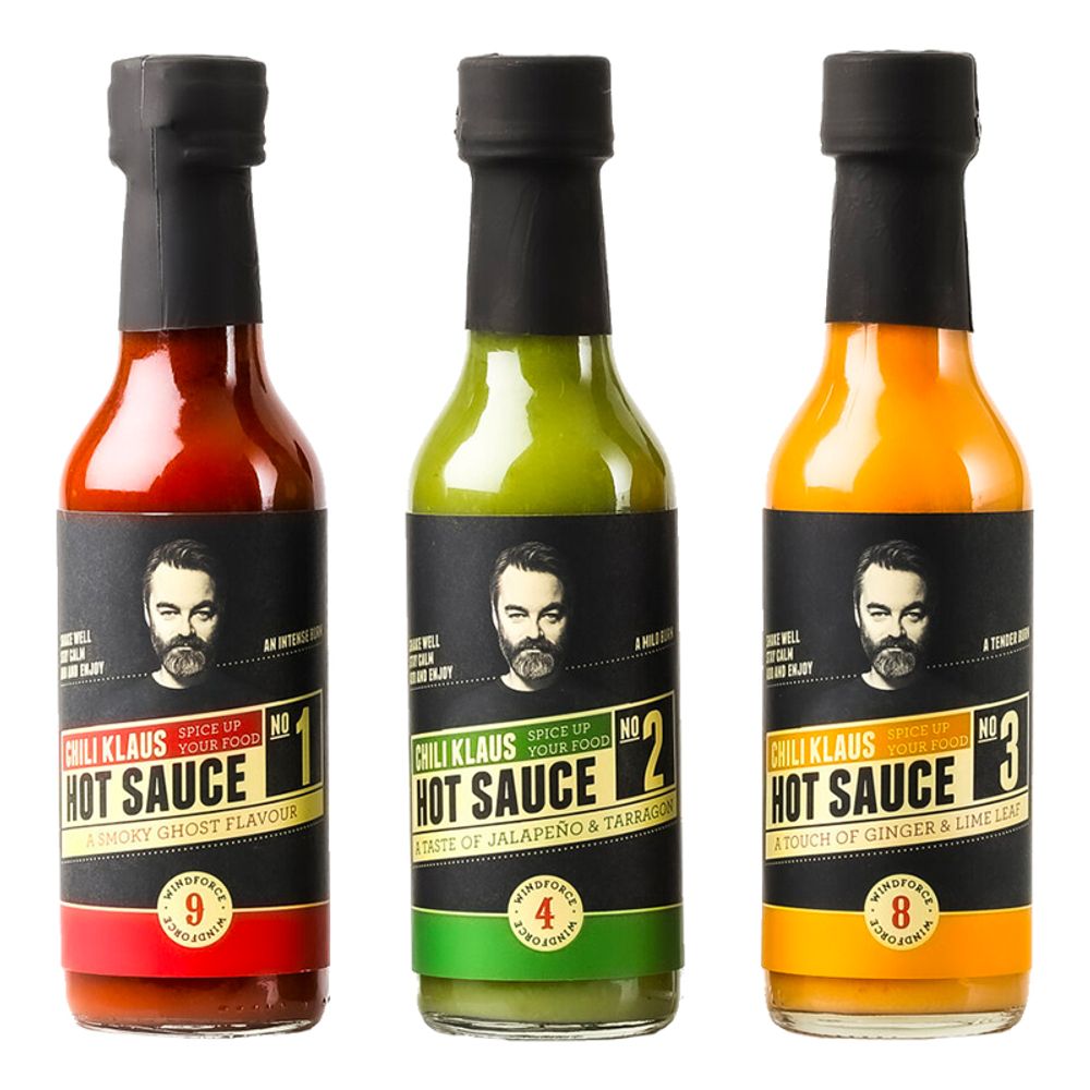 Chili Klaus Hot Sauce Gift Pack