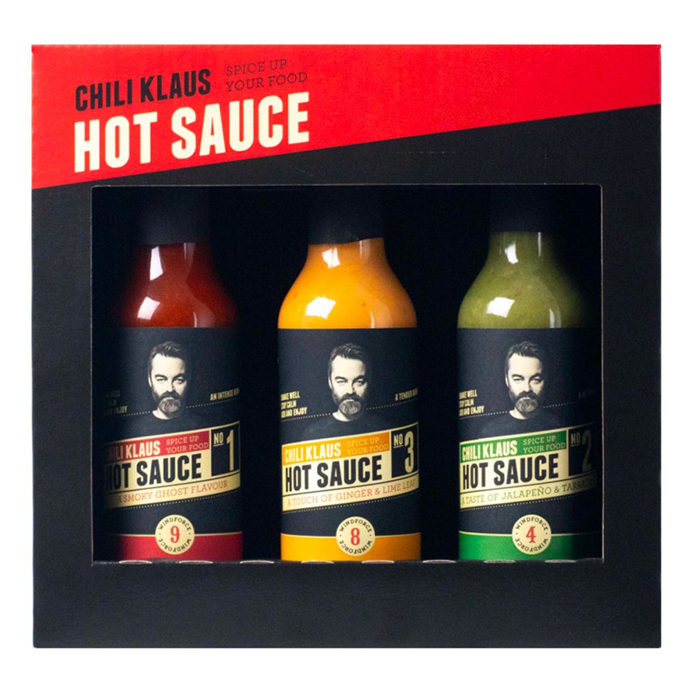 Chili Klaus Hot Sauce Gift Pack