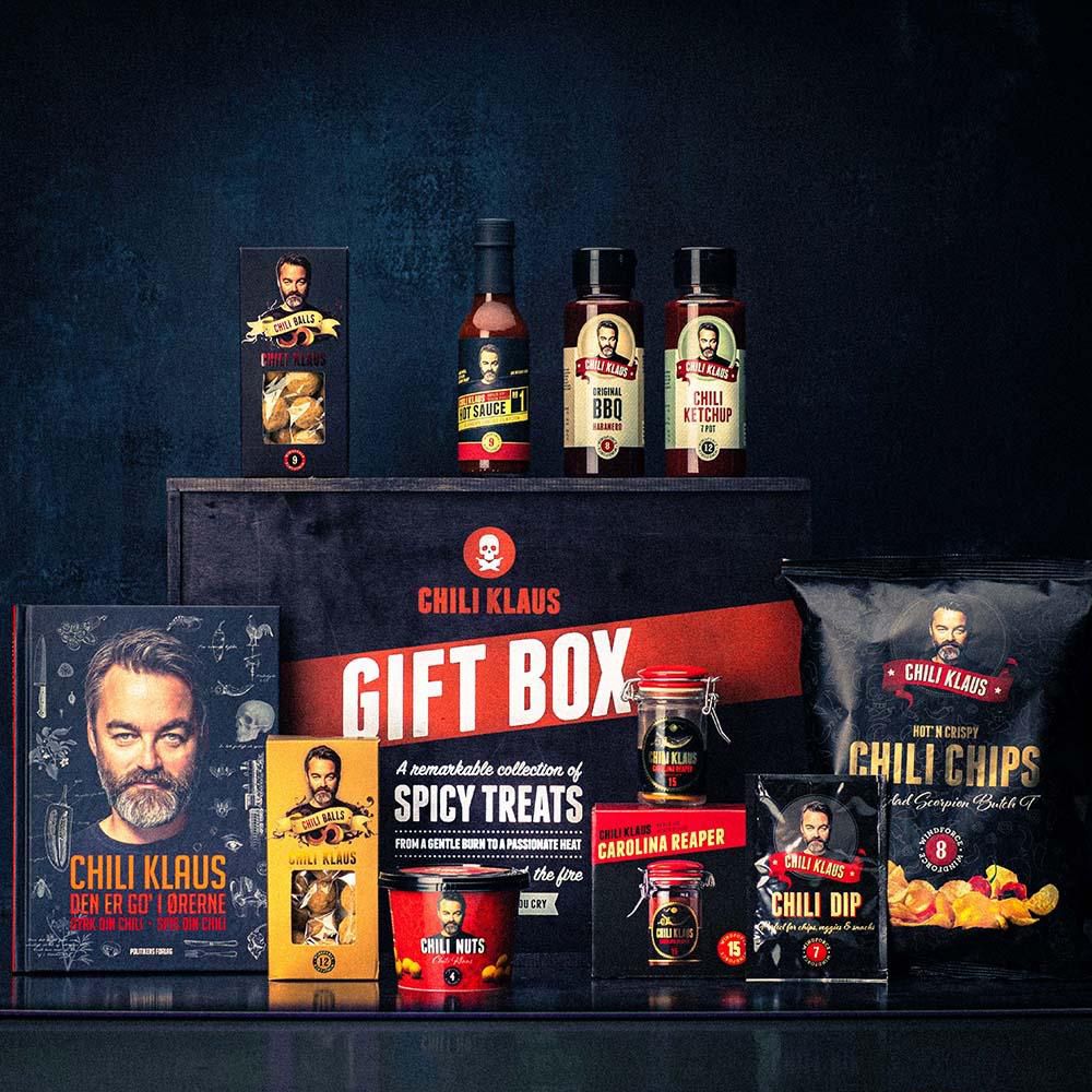 Chili Klaus Spicy Treats Presentlåda