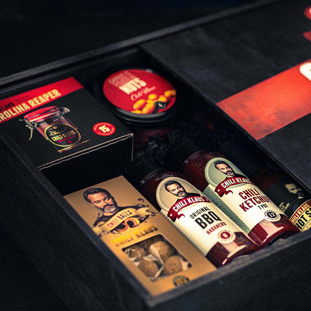 Chili Klaus Spicy Treats Presentlåda