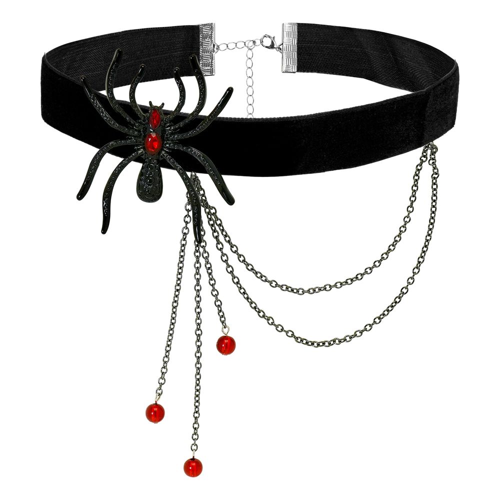 Choker Halskæde med Edderkop