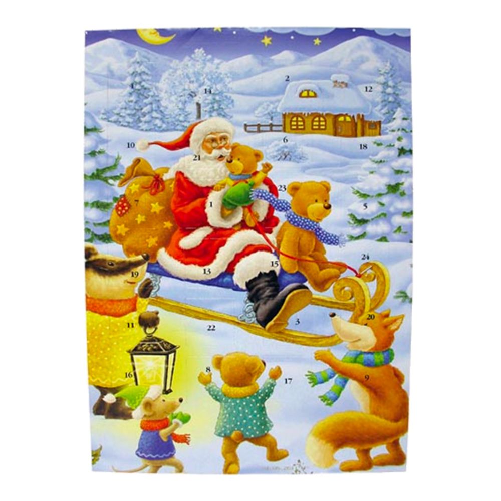 Chokladkalender Julmotiv