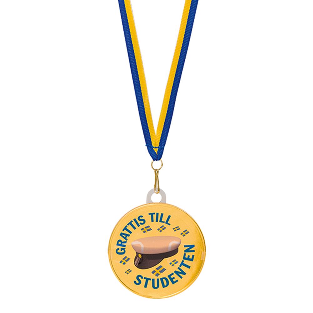 Chokladmedalj Grattis Till Studenten