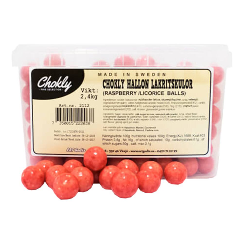 Chokly Hallon Lakritskulor Storpack