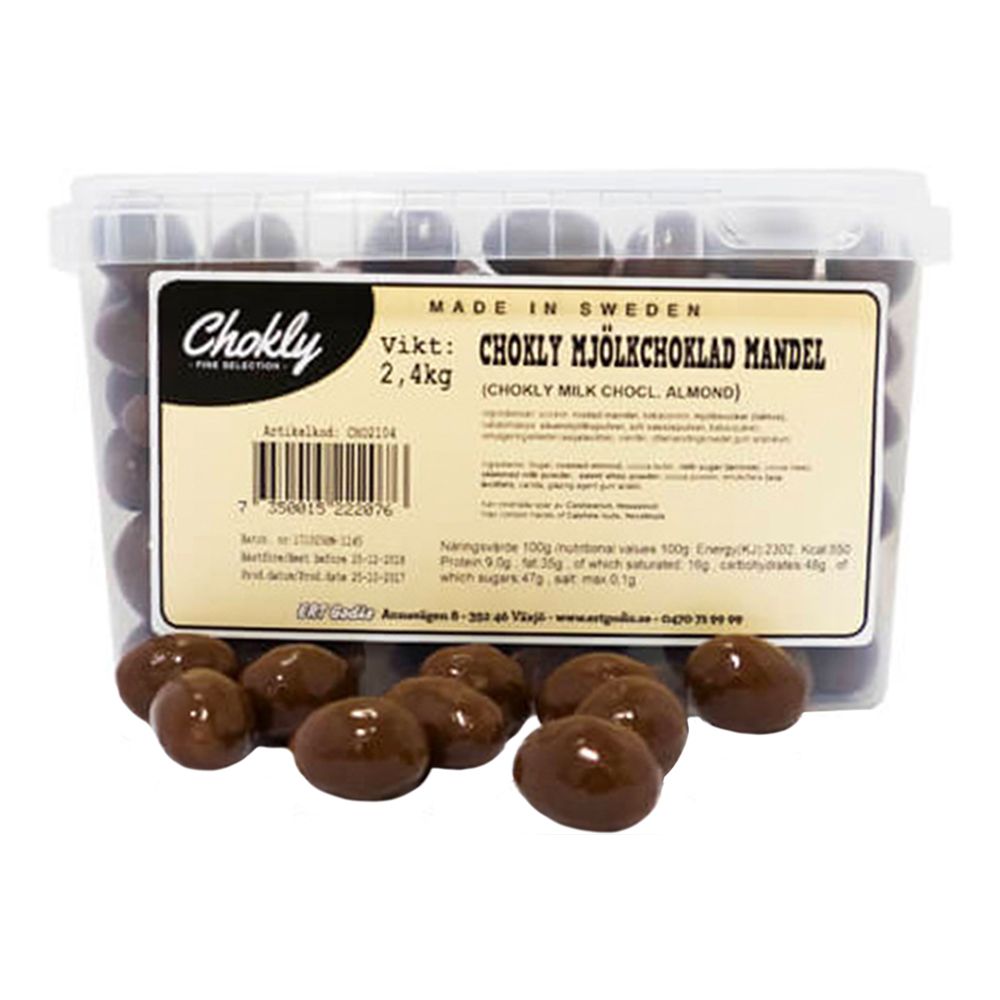 Chokly Mjölkchoklad Mandel Storpack