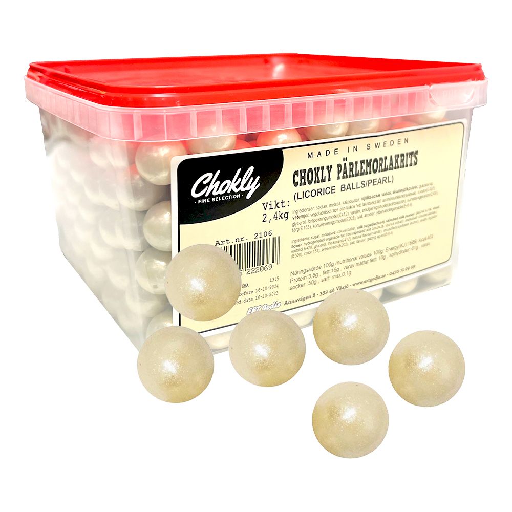 Chokly Pärlemolakrits Storpack